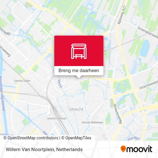 Willem Van Noortplein kaart