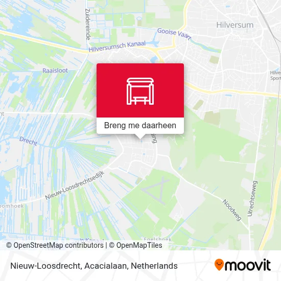 Nieuw-Loosdrecht, Acacialaan kaart