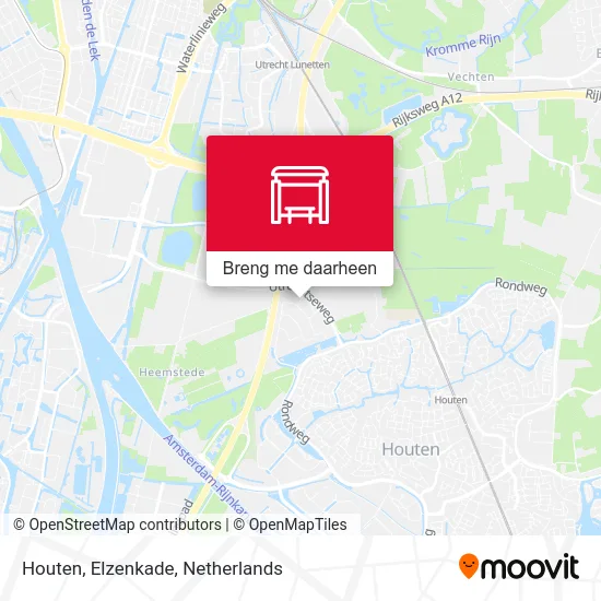 Houten, Elzenkade kaart