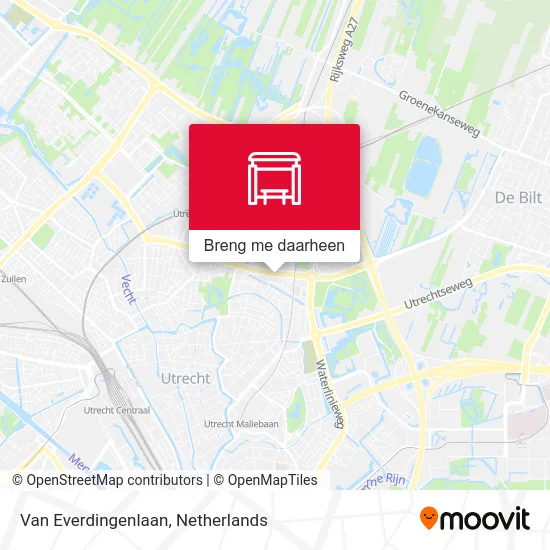 Van Everdingenlaan kaart