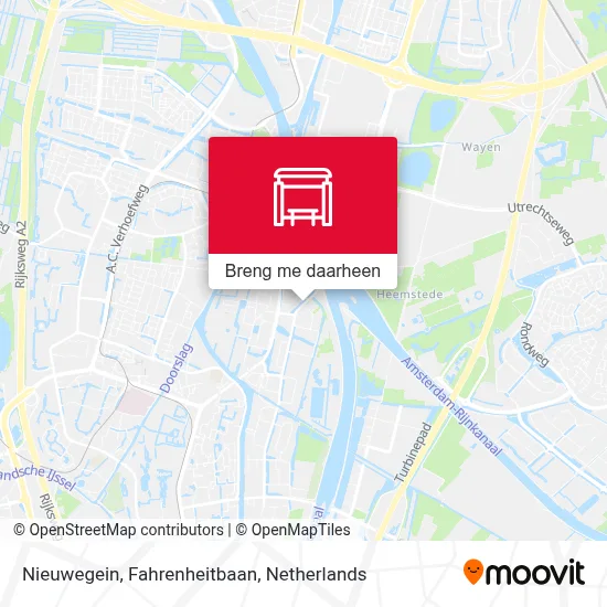 Nieuwegein, Fahrenheitbaan kaart