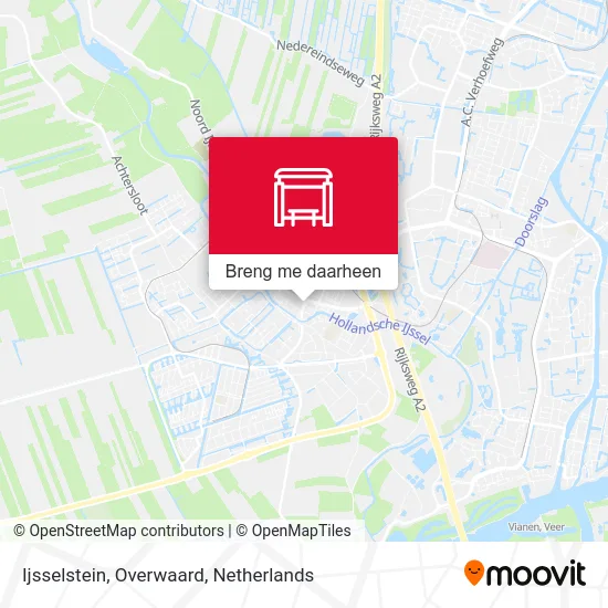 Ijsselstein, Overwaard kaart