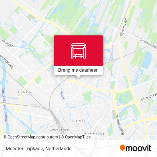 Meester Tripkade kaart