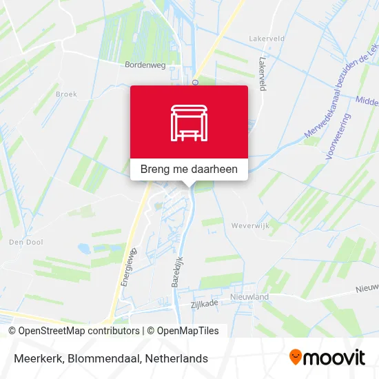 Meerkerk, Blommendaal kaart