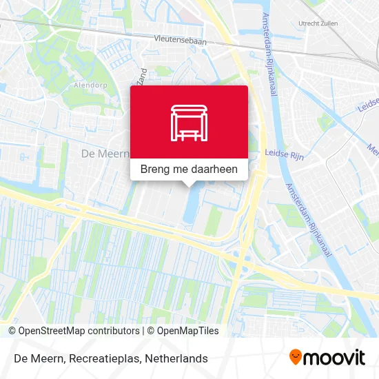 De Meern, Recreatieplas kaart