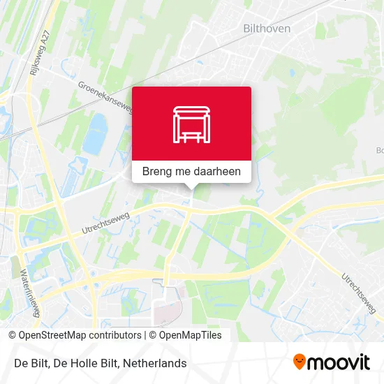 De Bilt, De Holle Bilt kaart