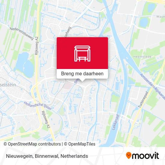 Nieuwegein, Binnenwal kaart