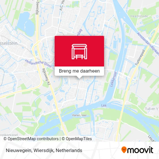 Nieuwegein, Wiersdijk kaart