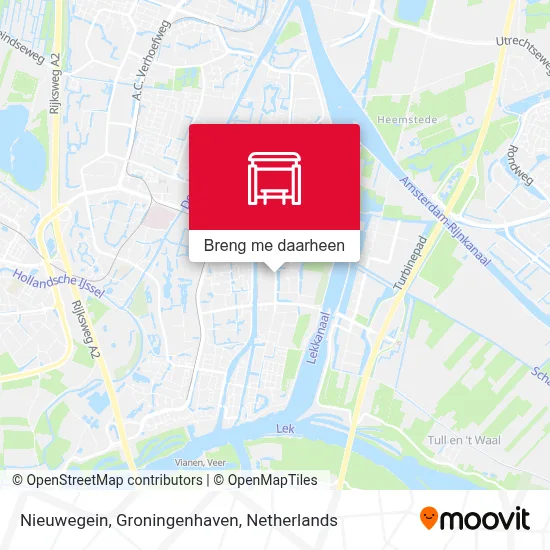 Nieuwegein, Groningenhaven kaart