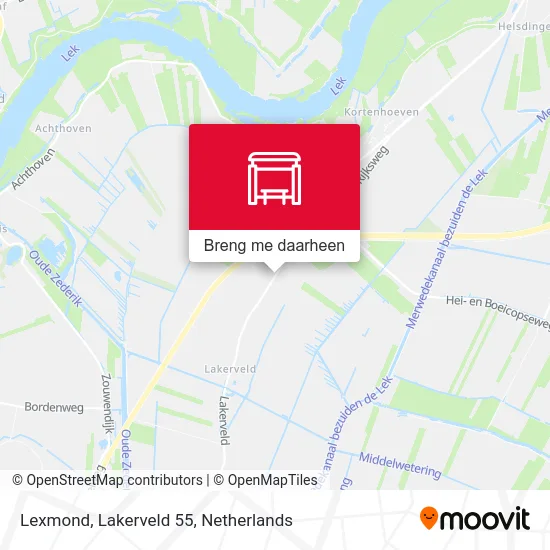 Lexmond, Lakerveld 55 kaart