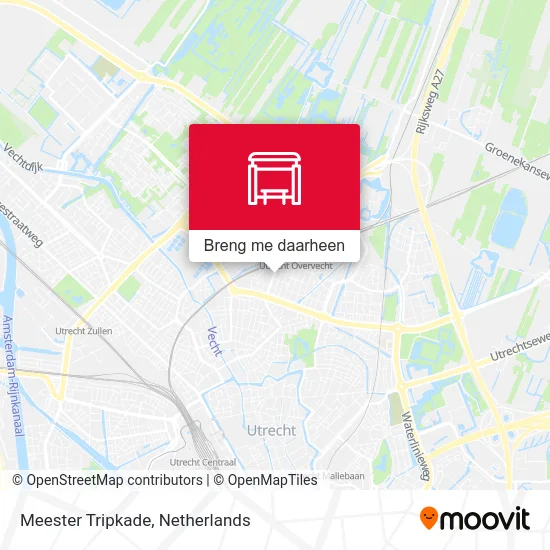 Meester Tripkade kaart