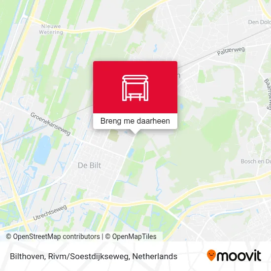 Bilthoven, Rivm/Soestdijkseweg kaart