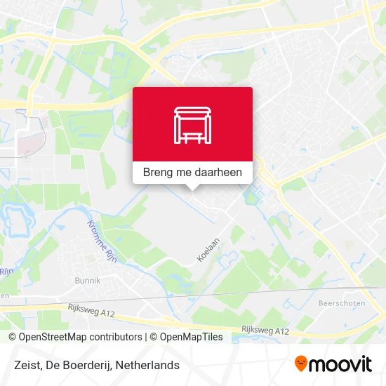 Zeist, De Boerderij kaart