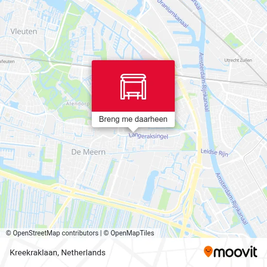 Kreekraklaan kaart