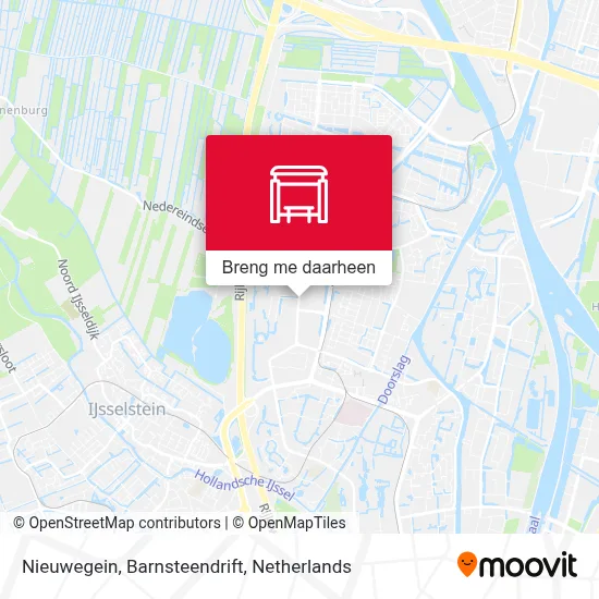 Nieuwegein, Barnsteendrift kaart