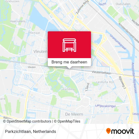Parkzichtlaan kaart