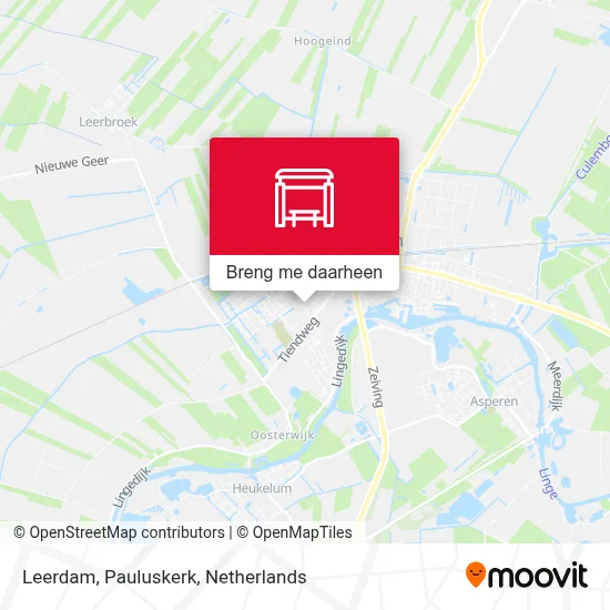 Leerdam, Pauluskerk kaart