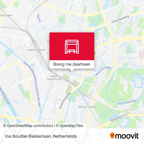 Ina Boudier-Bakkerlaan kaart