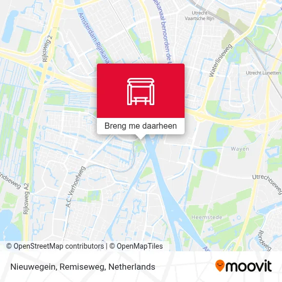 Nieuwegein, Remiseweg kaart