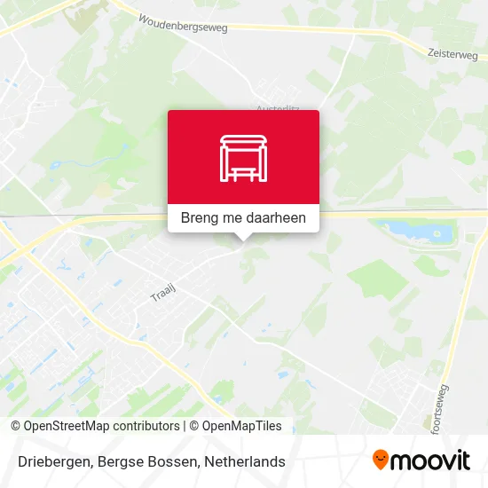 Driebergen, Bergse Bossen kaart