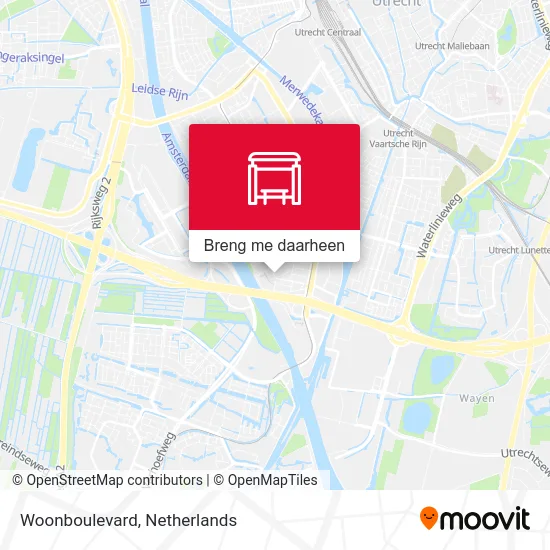 Woonboulevard kaart