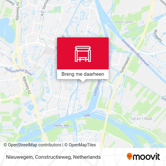 Nieuwegein, Constructieweg kaart