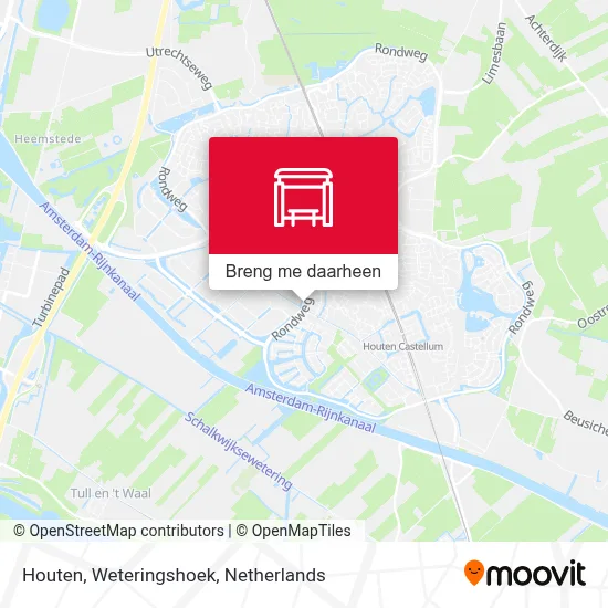 Houten, Weteringshoek kaart