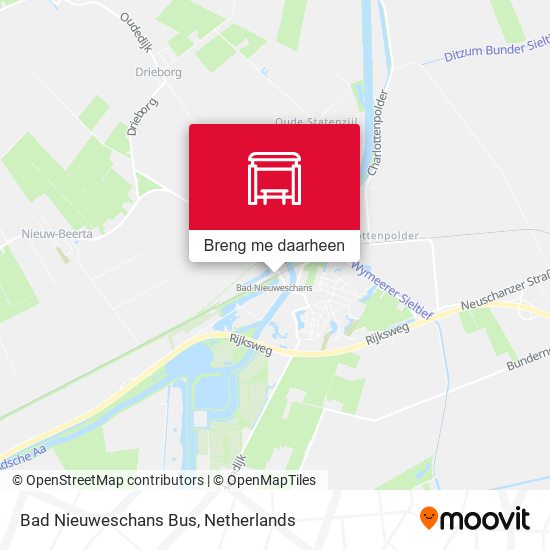 Bad Nieuweschans Bus kaart