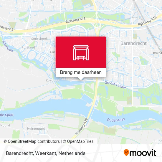 Barendrecht, Weerkant kaart