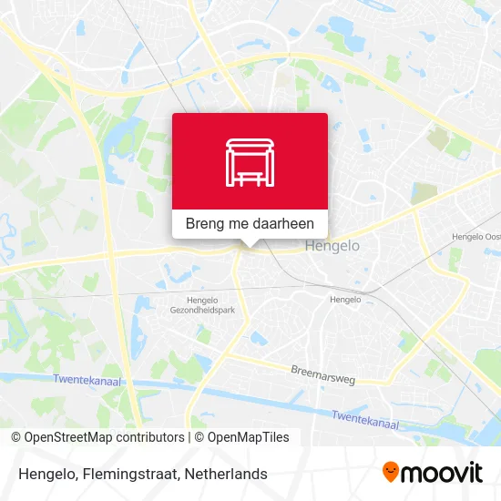 Hengelo, Flemingstraat kaart