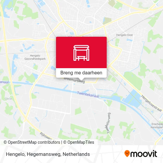 Hengelo, Hegemansweg kaart