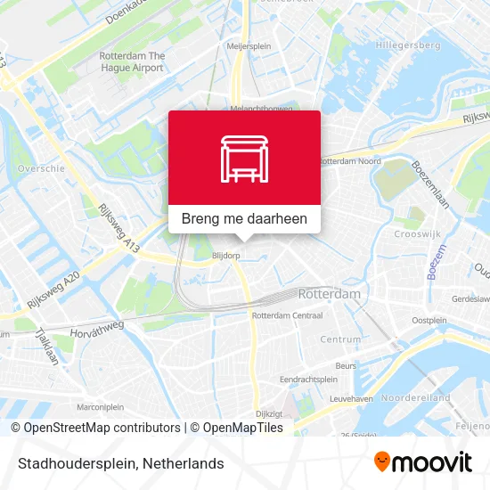 Stadhoudersplein kaart