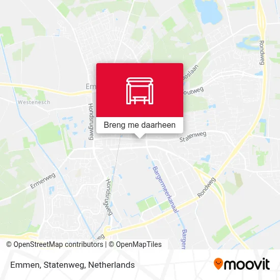 Emmen, Statenweg kaart