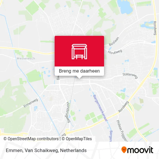 Emmen, Van Schaikweg kaart