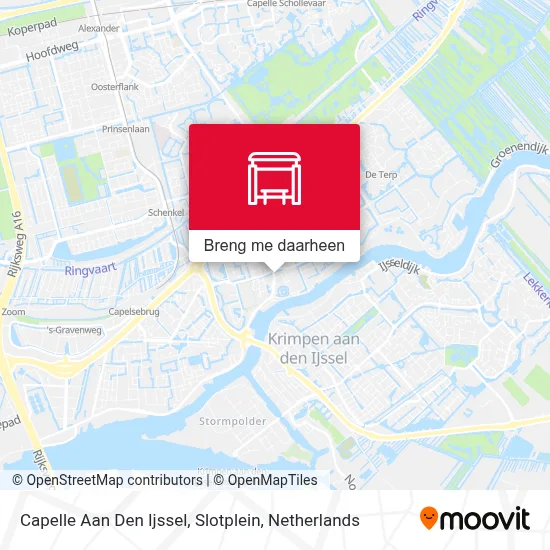Capelle Aan Den Ijssel, Slotplein kaart