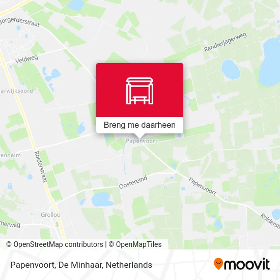 Papenvoort, De Minhaar kaart