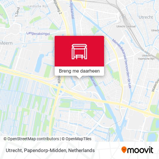 Utrecht, Papendorp-Midden kaart