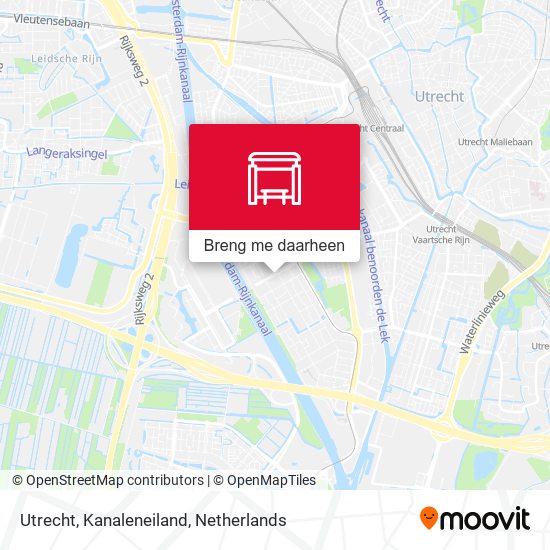 Utrecht, Kanaleneiland kaart