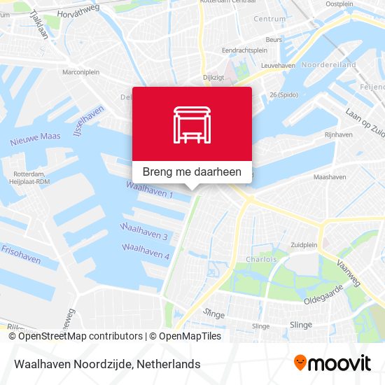 Waalhaven Noordzijde kaart