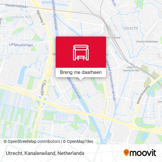 Utrecht, Kanaleneiland kaart