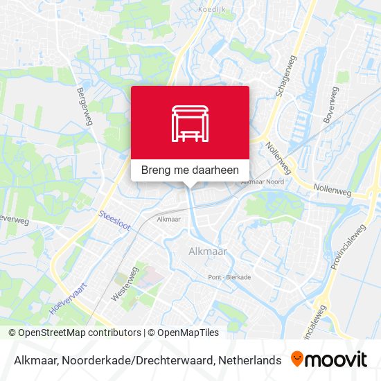 Alkmaar, Noorderkade / Drechterwaard kaart