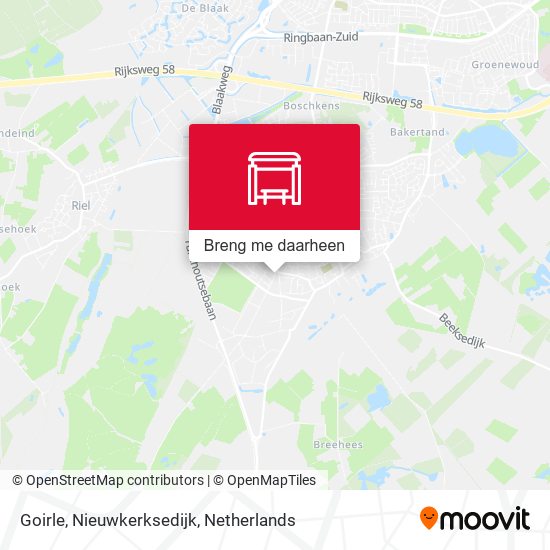 Goirle, Nieuwkerksedijk kaart