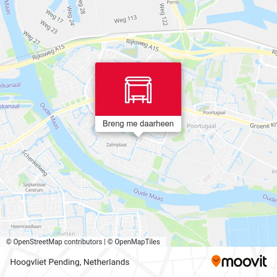 Hoogvliet Pending kaart