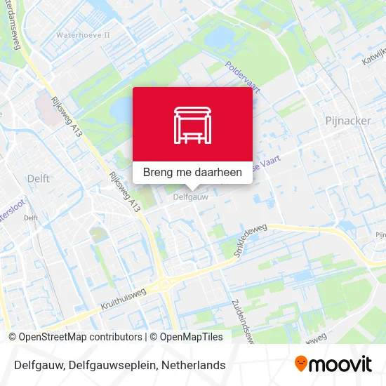 Delfgauw, Delfgauwseplein kaart
