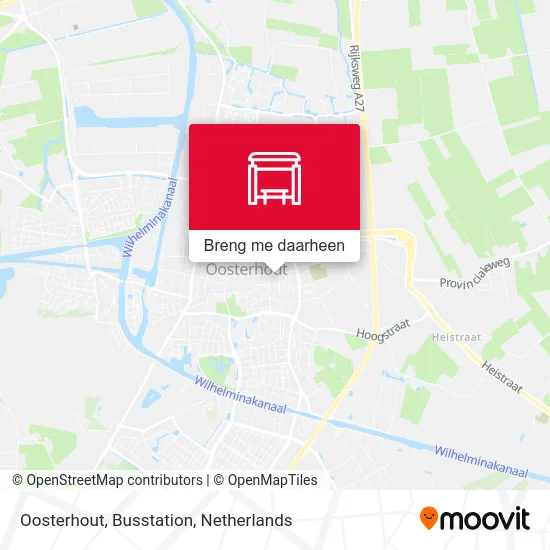 Oosterhout, Busstation kaart