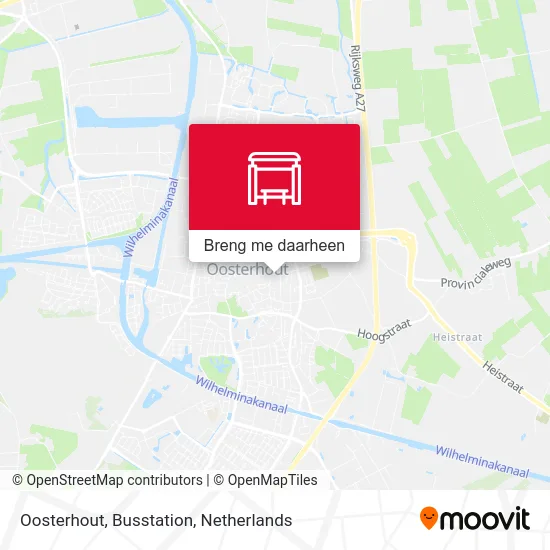 Oosterhout, Busstation kaart