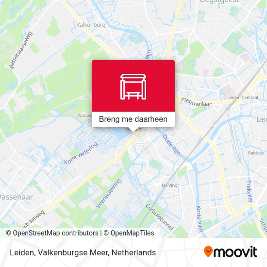 Leiden, Valkenburgse Meer kaart