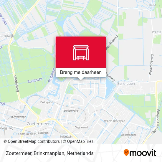 Zoetermeer, Brinkmanplan kaart