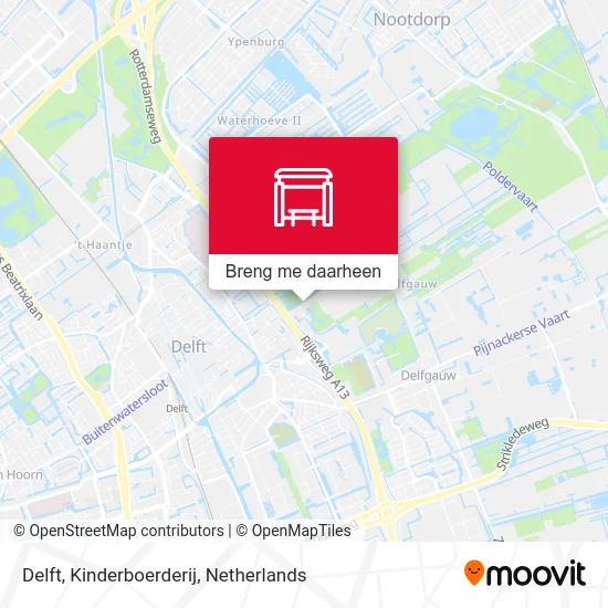 Delft, Kinderboerderij kaart