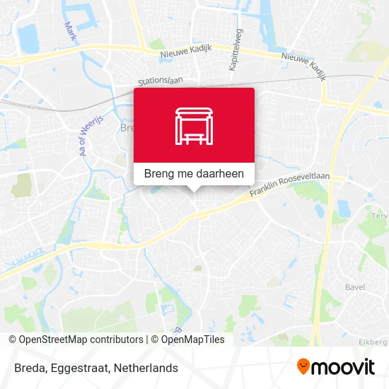 Breda, Eggestraat kaart